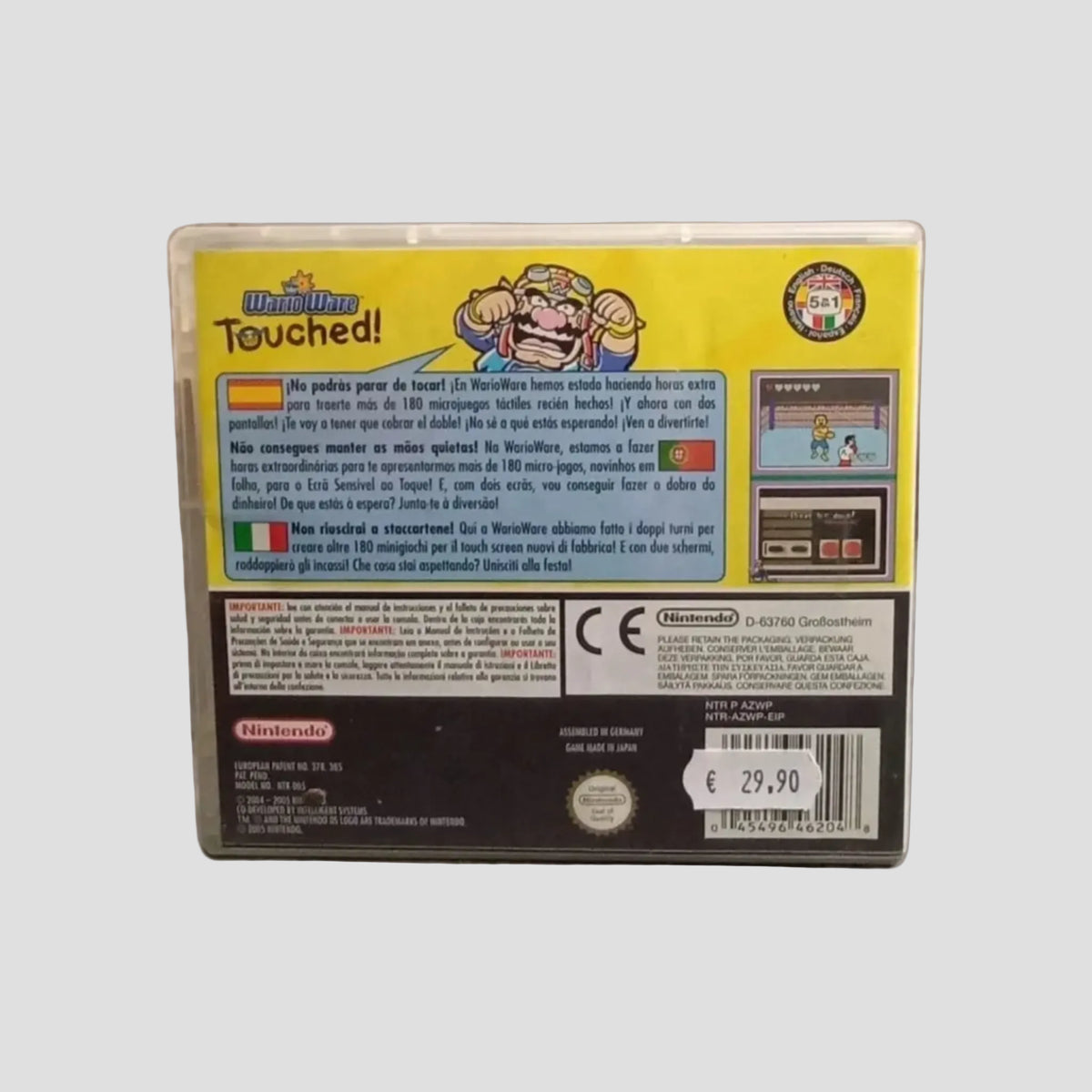 WarioWare: Touched! – Nintendo DS PAL Complete with Manual ITA