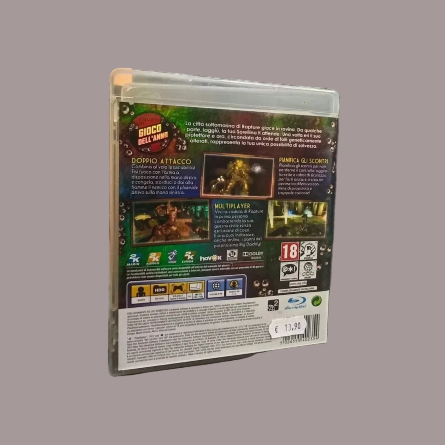 BioShock 2 – PS3 PAL Completo con Manuale ITA