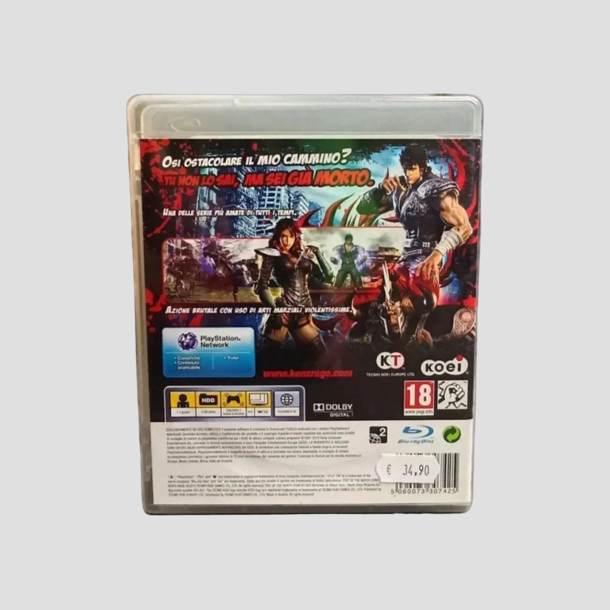 Fist of the North Star: Ken’s Rage – PS3 PAL Komplett mit Handbuch ITA
