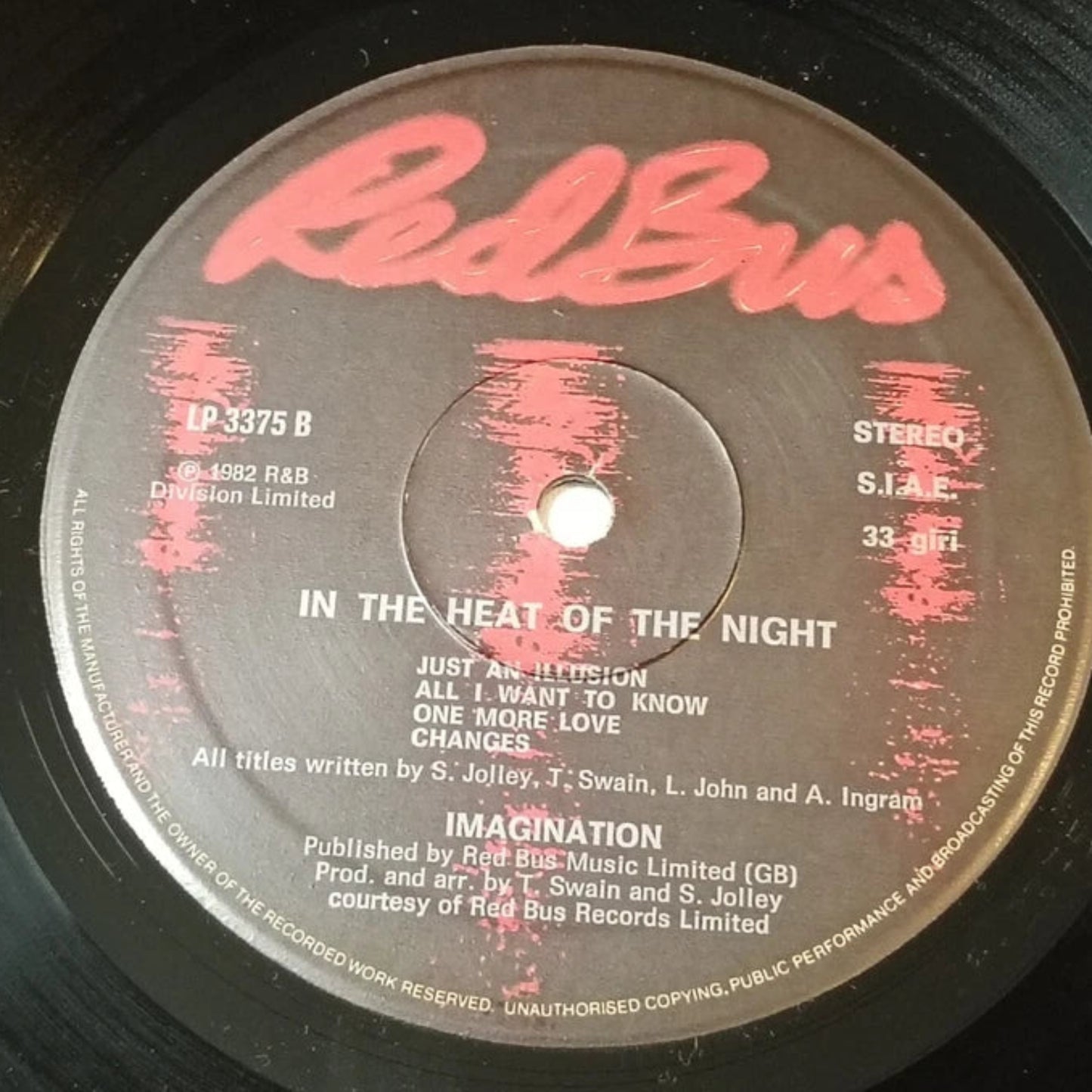 Imagination – In the Heat of the Night (R&B Division, 1982)