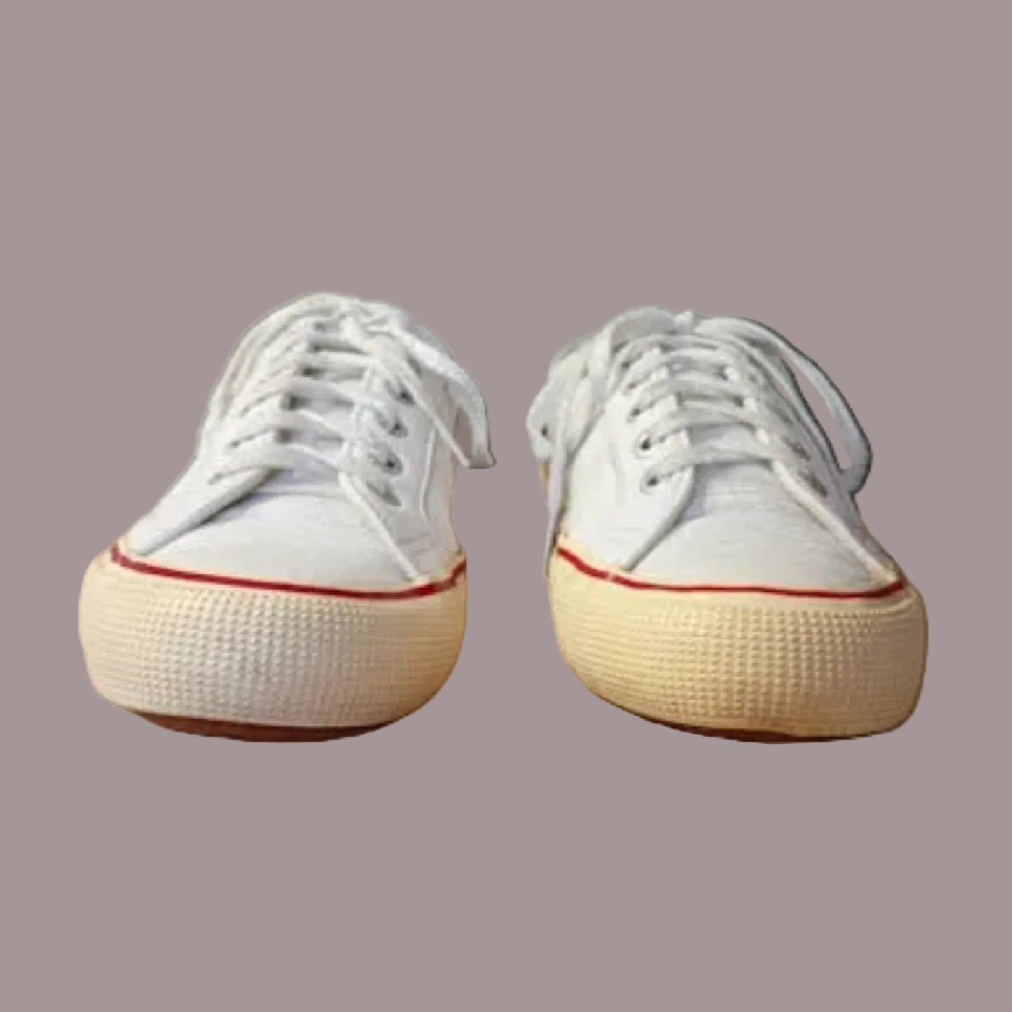Sneakers Superga Pelle Bianca Numero 41 Unisex Vintage Classiche