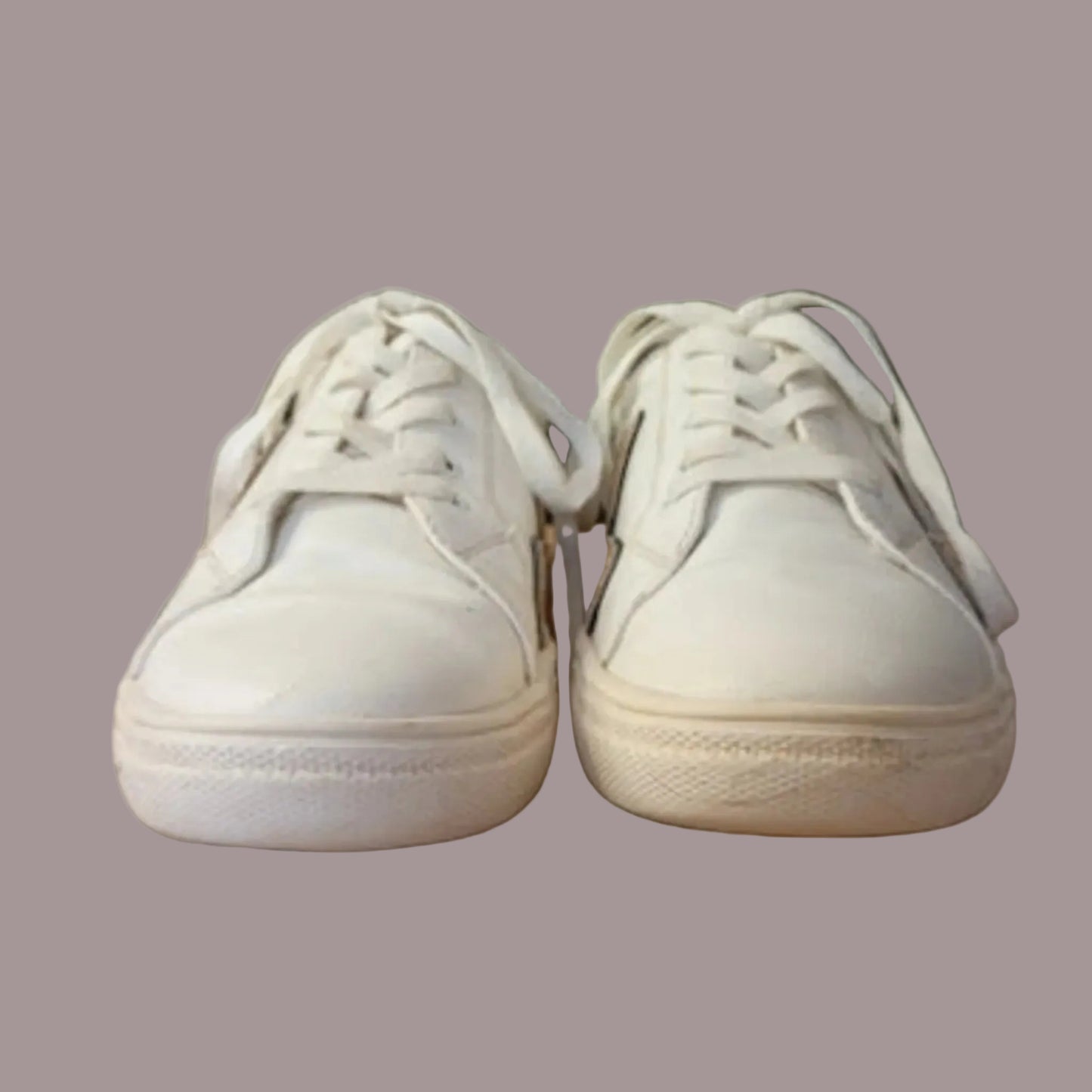 Sneakers Even&Odd Bianche Dettagli Glitter Oro Numero 40 Donna Vintage