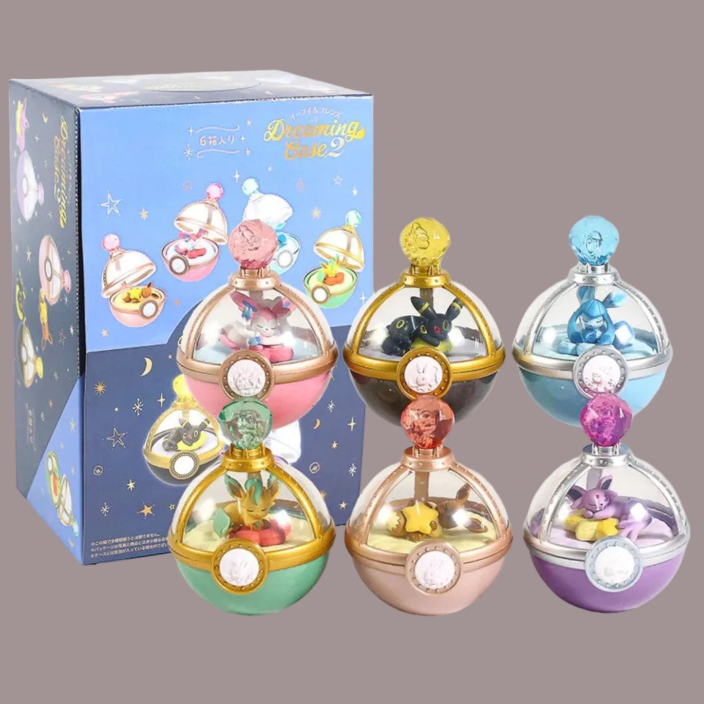 Re-Ment Pokémon Dreaming Case 2 – Figura Originale Giapponese Box Aperto