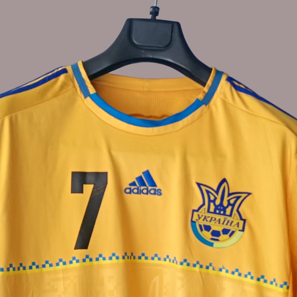 Maglia Ucraina Euro 2012 Shevchenko #7 Adidas – Taglia L | Eccellenti Condizioni