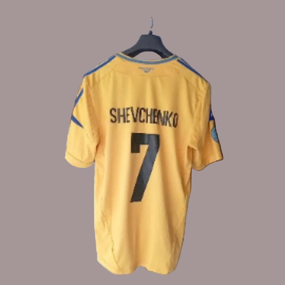 Maglia Ucraina Euro 2012 Shevchenko #7 Adidas – Taglia L | Eccellenti Condizioni
