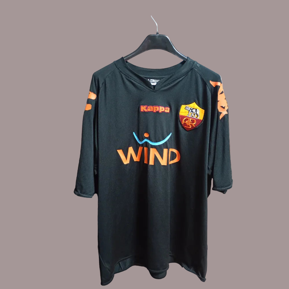 Maglia AS Roma 2007/2008 Nera Mexès #5 Kappa – Taglia XL | Usato Perfetto