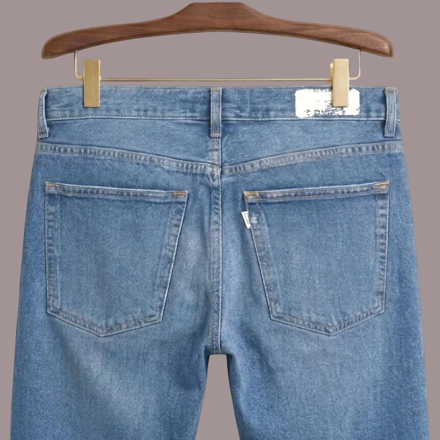 Jeans Haikure Tokyo Slim Crop 38 Uomo Blu Denim Giapponese Made in Italy