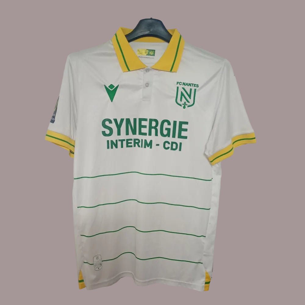Maglia FC Nantes Macron Away 2021/22 Patch Ligue 1 Shirt Jersey France