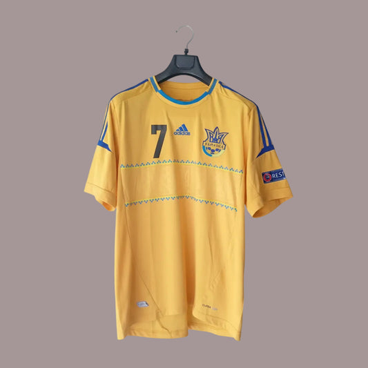 Maglia Ucraina Euro 2012 Shevchenko #7 Adidas – Taglia L | Eccellenti Condizioni