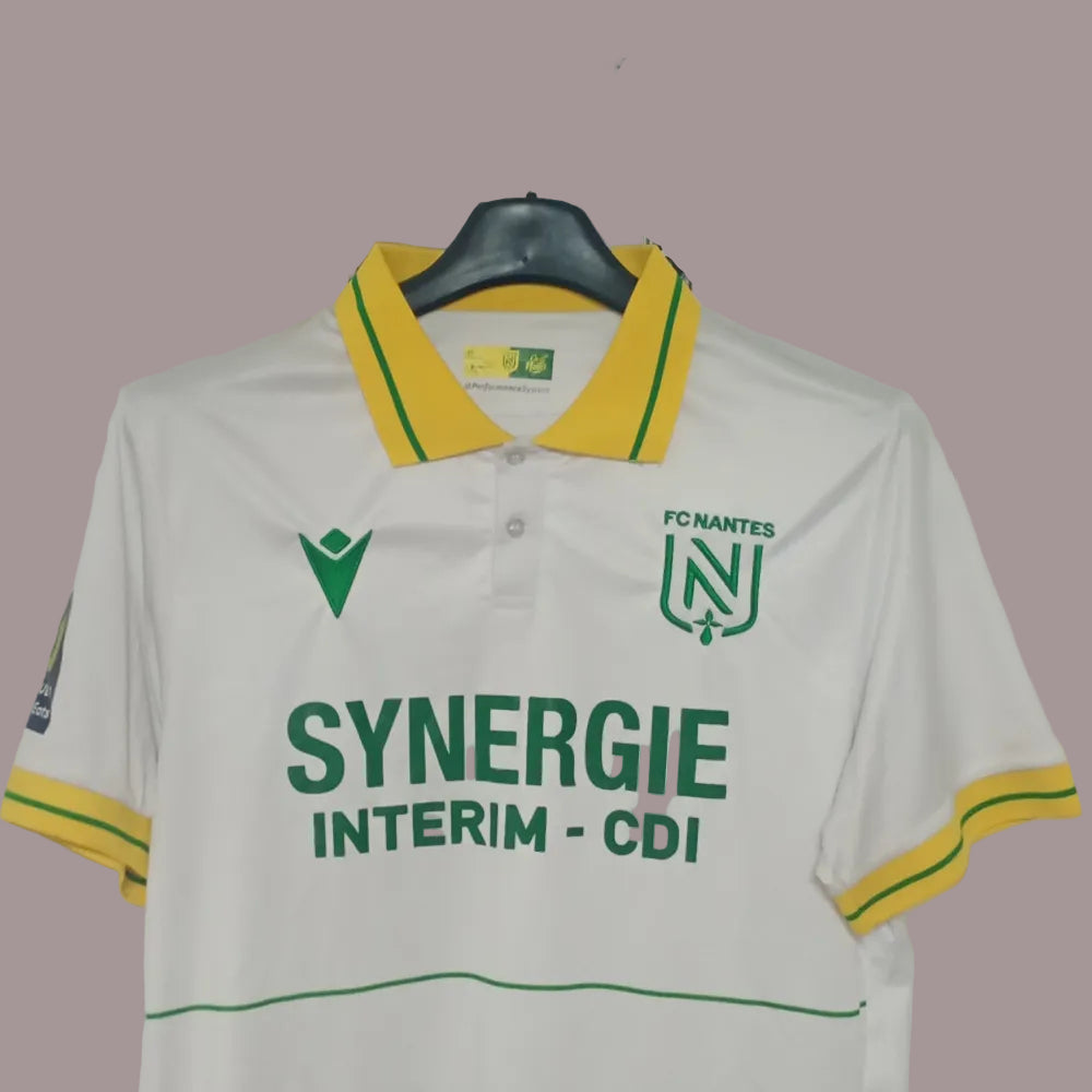 Maglia FC Nantes Macron Away 2021/22 Patch Ligue 1 Shirt Jersey France