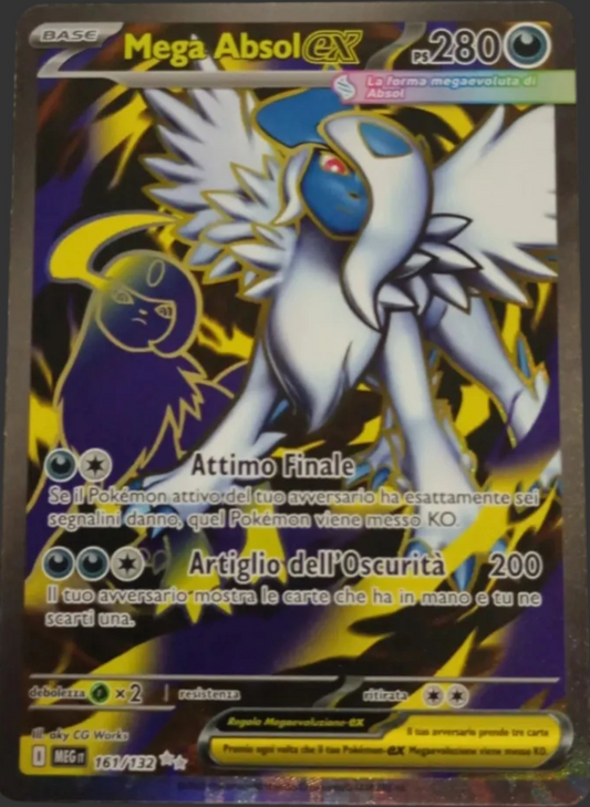 Mega Absol ex 161/132 Full Art – Megaevoluzioni