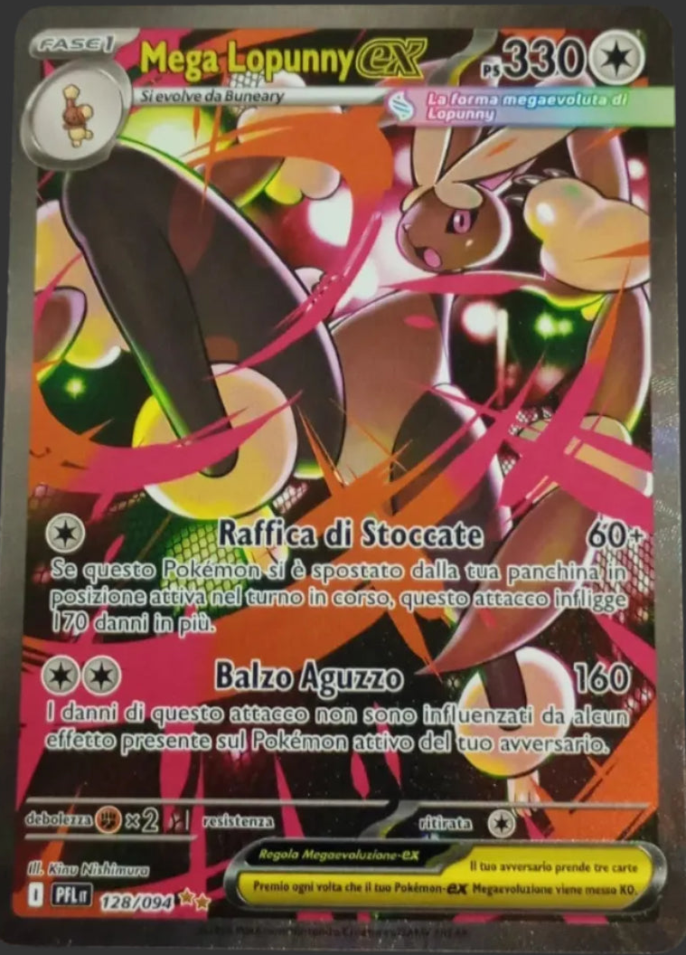 Mega Lopunny ex 128/094 SAR – Fiamme Spettrali