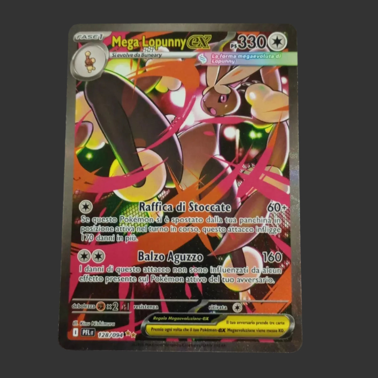 Mega Lopunny ex 128/094 SAR – Fiamme Spettrali