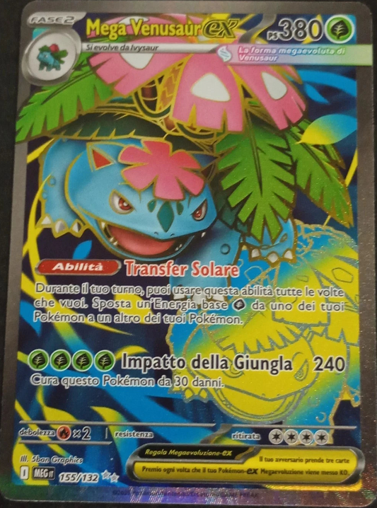 Mega Venusaur ex 155/132 Full Art – Megaevoluzioni