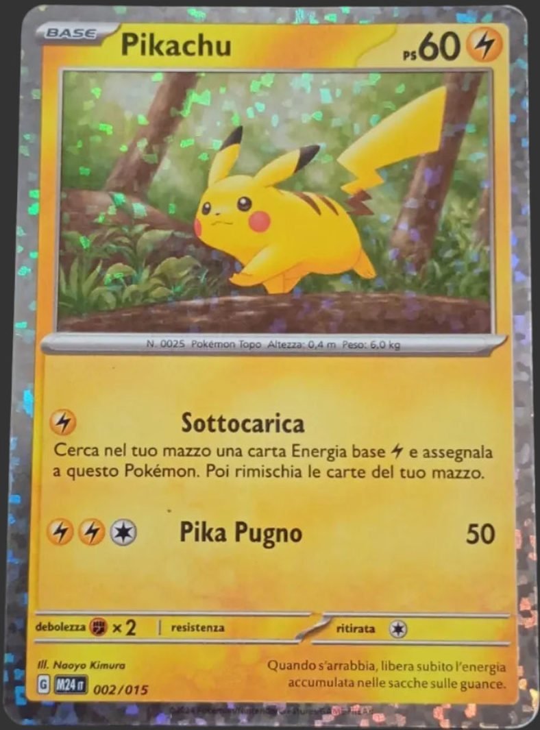Pikachu 002/015 Holo – McDonald's 2024