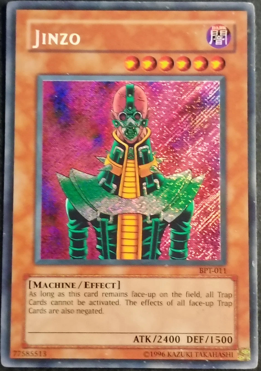 Yu-Gi-Oh! Jinzo BPT-011 Secret Rare – Promo Tin Inglese Vintage