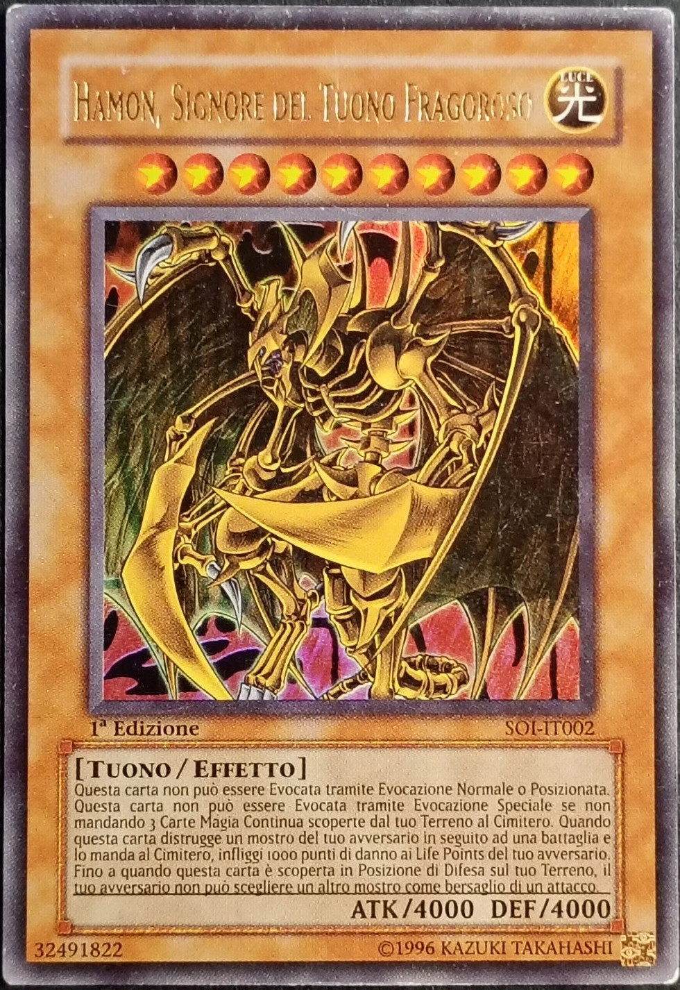 Yu-Gi-Oh! Hamon, Signore del Tuono Fragoroso SOI-IT002 – Secret Rare 1ª Edizione ITA
