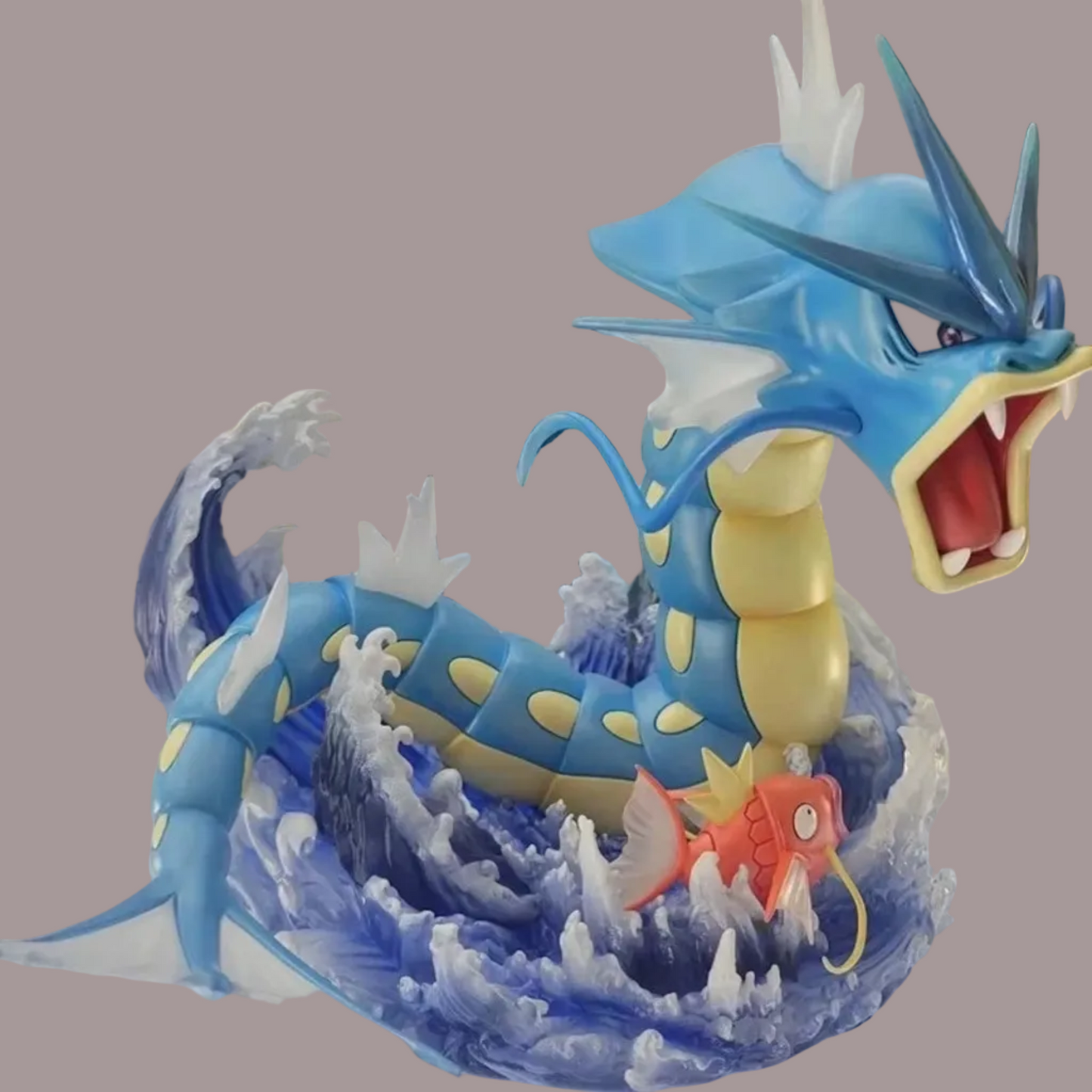Diorama Pokémon Gyarados & Magikarp – Statua in Resina da Collezione
