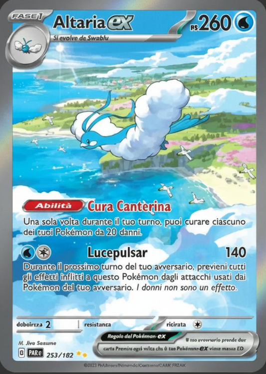 Pokémon Altaria ex 253/182 SAR – Paradosso Temporale ITA Near Mint