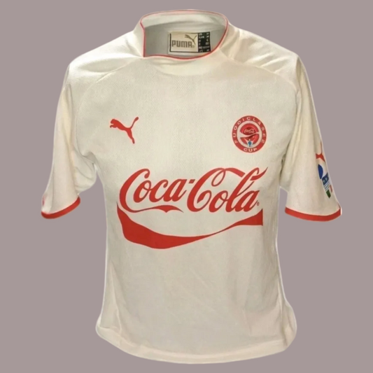 Maglia Calcio Coca-Cola Fuoriclasse Cup Puma Bianco Rossa Taglia M Ragazzo