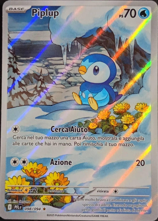 Piplup 098/094 Art Rare – Fiamme Spettrali