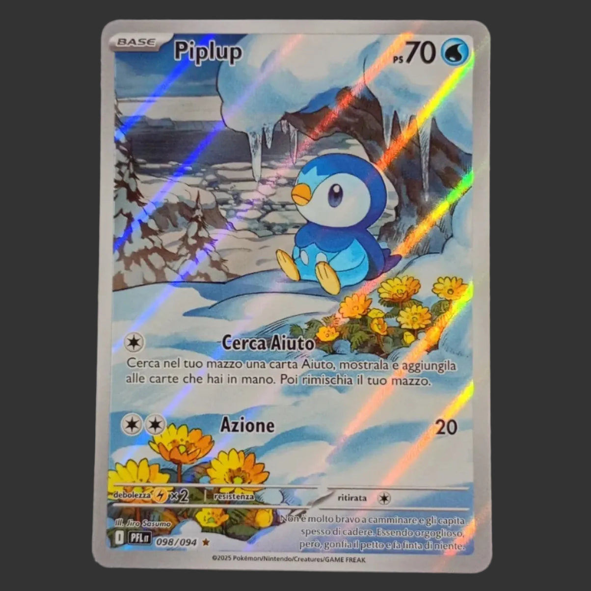 Piplup 098/094 Art Rare – Fiamme Spettrali
