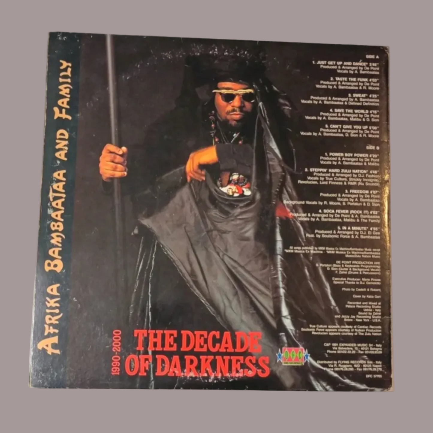 Afrika Bambaataa and Family – The Decade of Darkness (DFC, 1991)