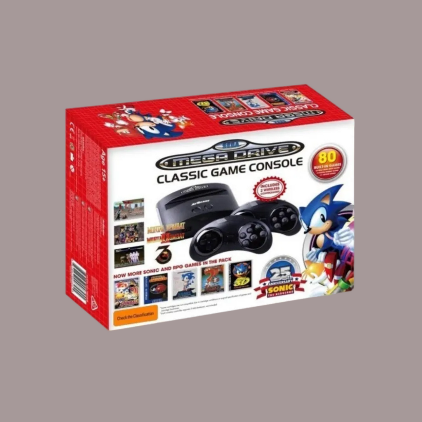 Sega Mega Drive Classic – Sonic 25th Anniversary Edition 80 Giochi