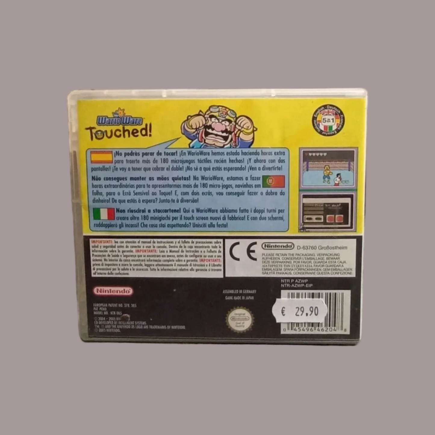 WarioWare: Touched! – Nintendo DS PAL Completo con Manuale ITA