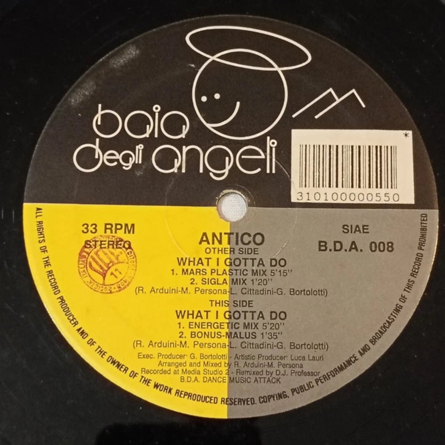 Antico – What I Gotta Do (Baia degli Angeli, 1991)
