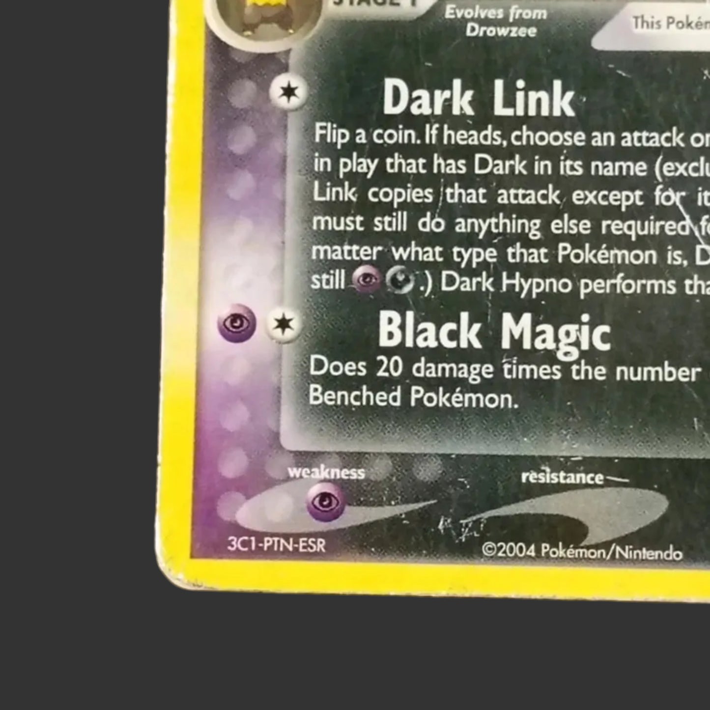 Pokémon Dark Hypno 6/109 Reverse Holo – EX Team Rocket Returns 2004 ENG Vintage