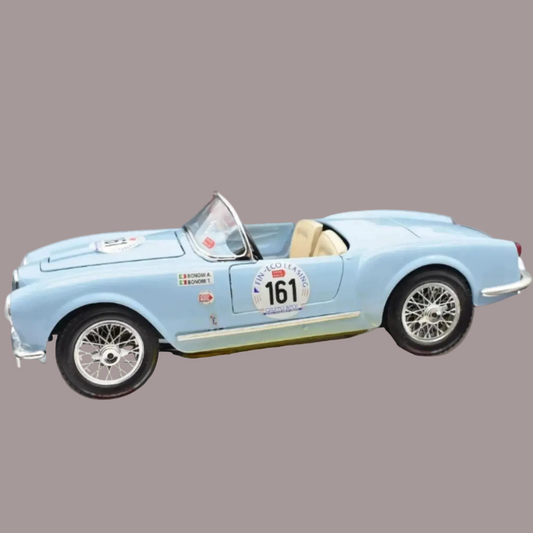 Modello Lancia Aurelia B24 Spider 1000 Miglia 1955 Burago 1:18 Diecast Nuovo