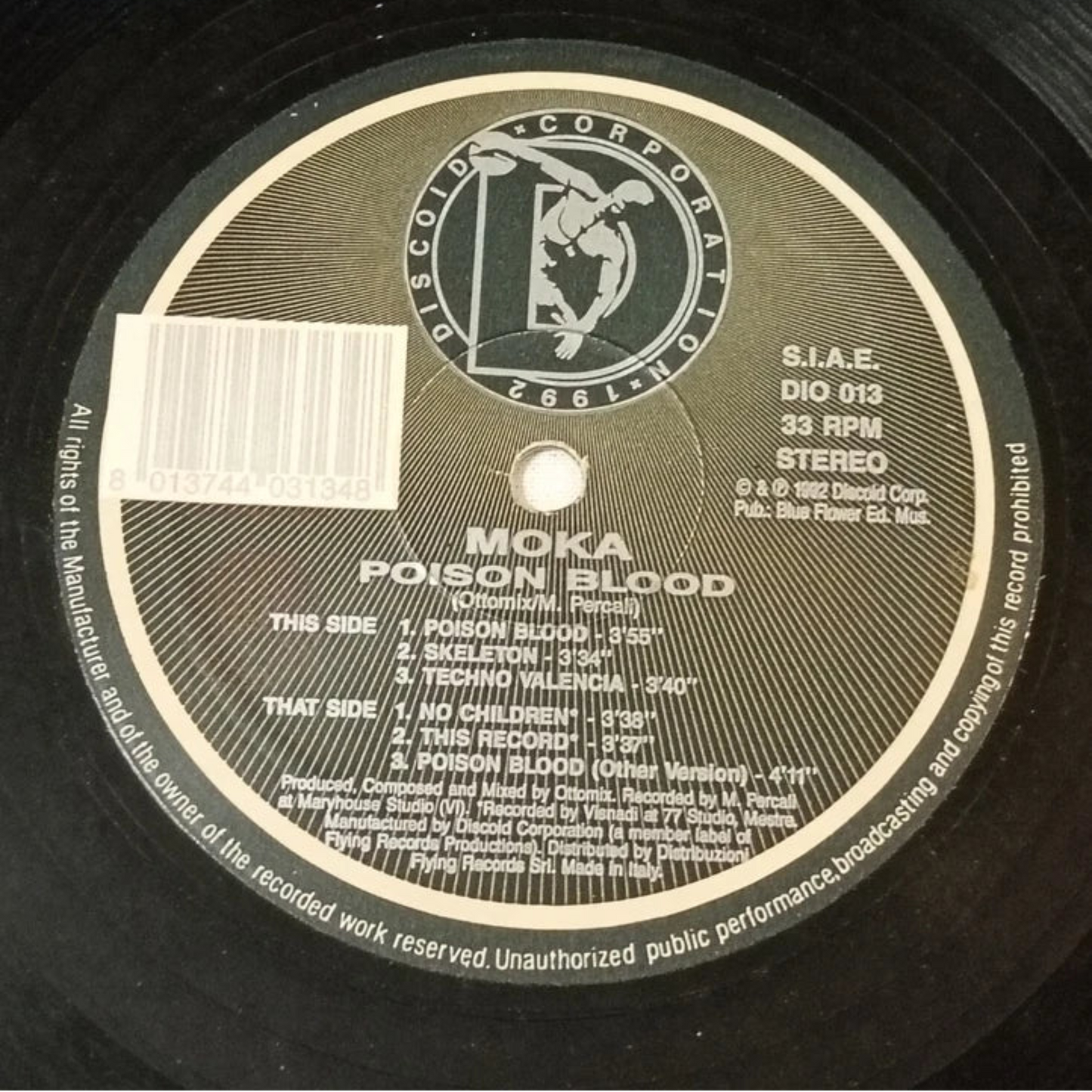 Moka – Poison Blood (Discoid Corporation, 1992)