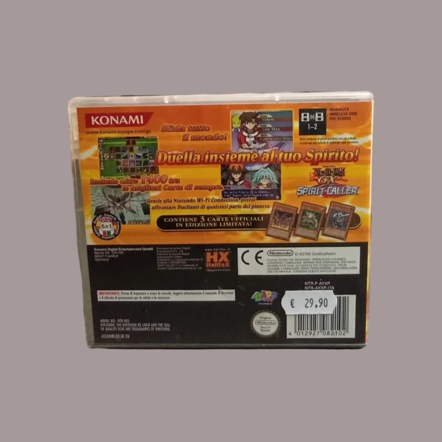 Yu-Gi-Oh! GX Spirit Caller – Nintendo DS PAL Completo con Manuale ITA