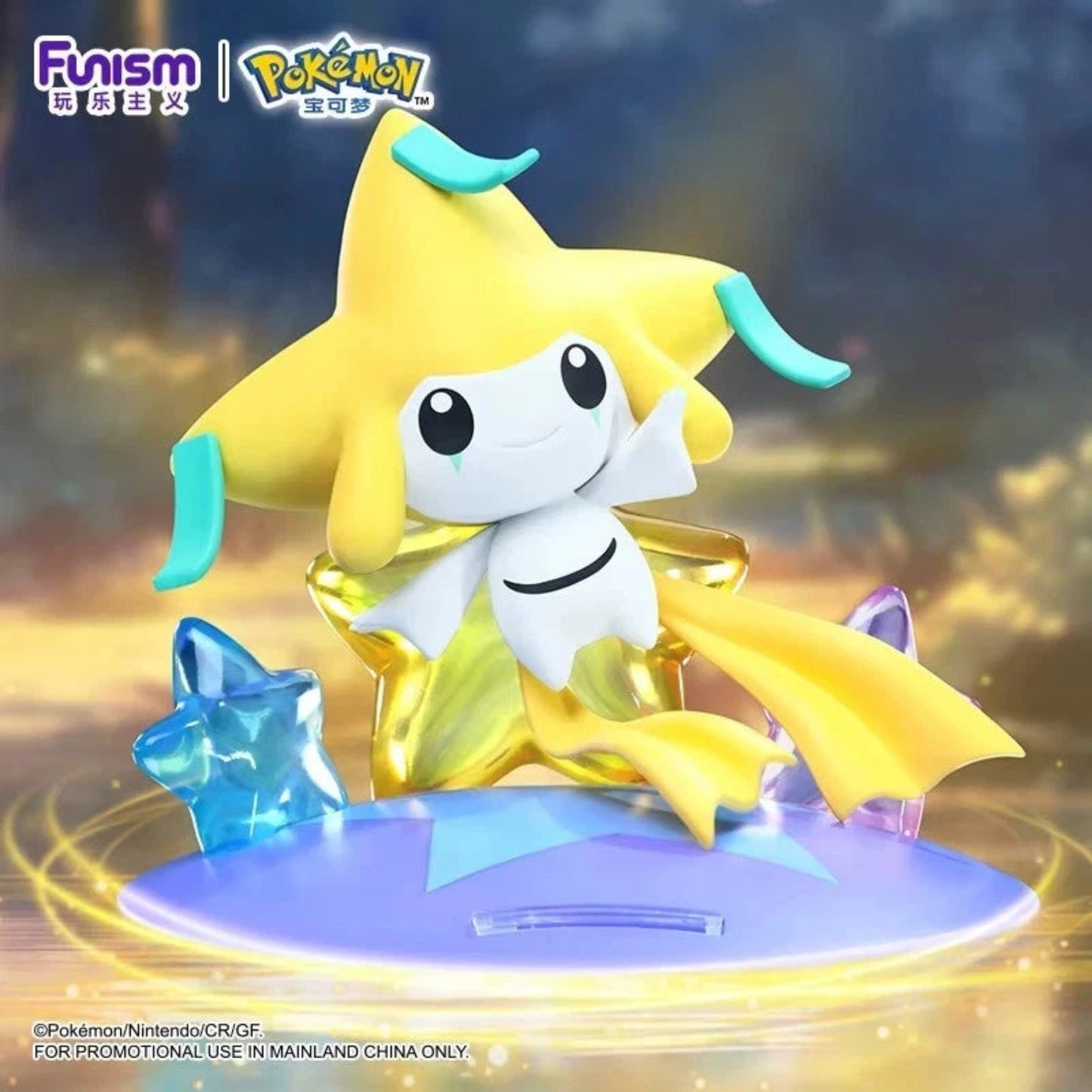 Statua Pokémon Jirachi Funism Originale Box Twinkment Collezione Anime Manga 15cm