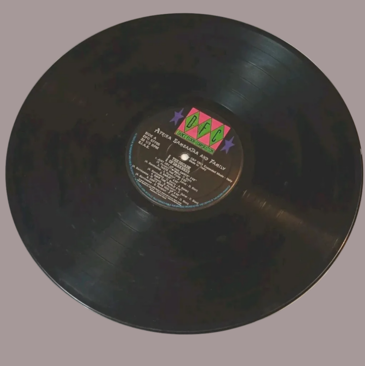 Afrika Bambaataa and Family – The Decade of Darkness (DFC, 1991)
