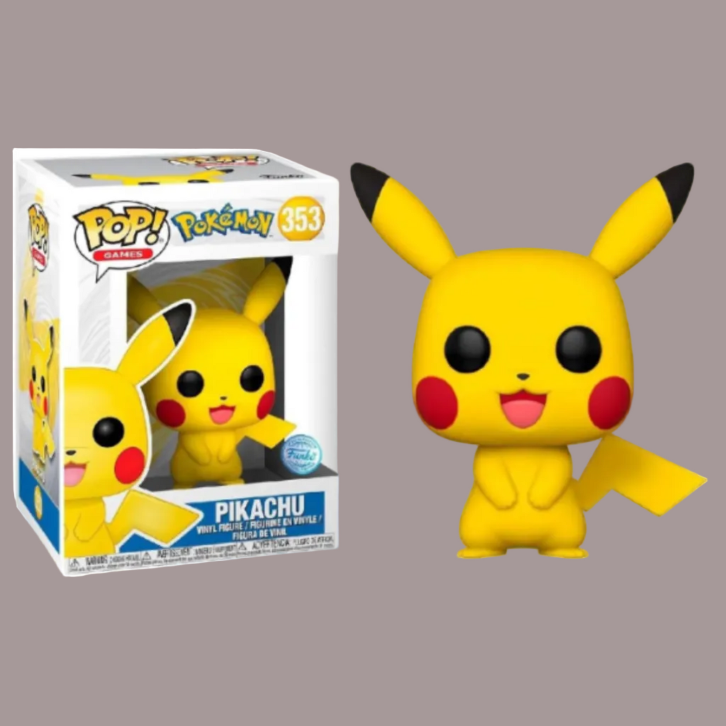 Funko Pop Pikachu #353 Special Edition Bollino Argento Pokémon Originale Nuovo