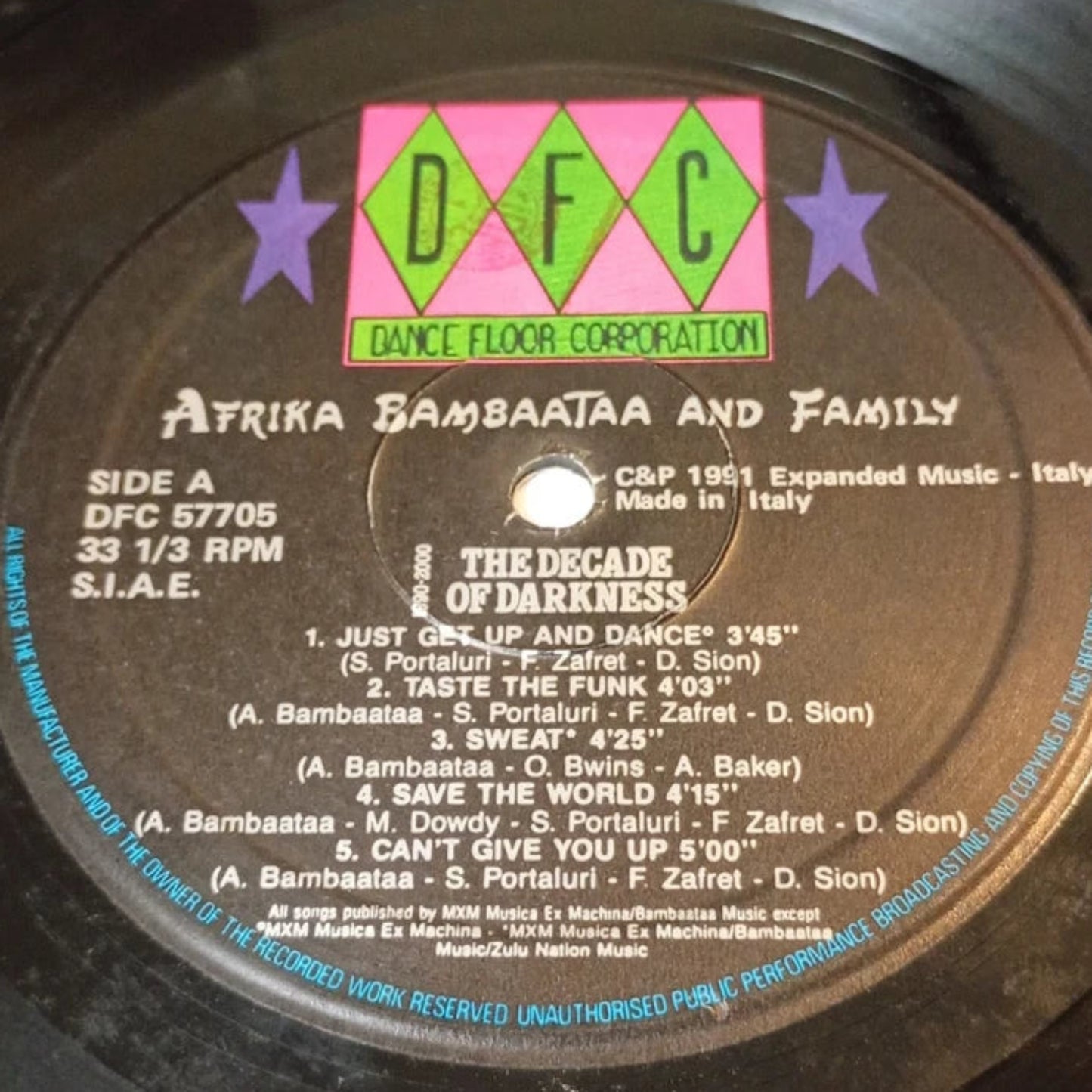 Afrika Bambaataa and Family – The Decade of Darkness (DFC, 1991)