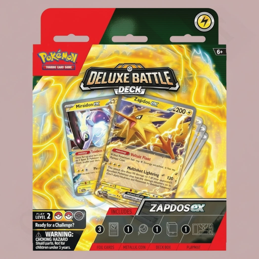 Pokémon Mazzo Lotta Deluxe Zapdos-ex ITA Sigillato Ready 2 Play
