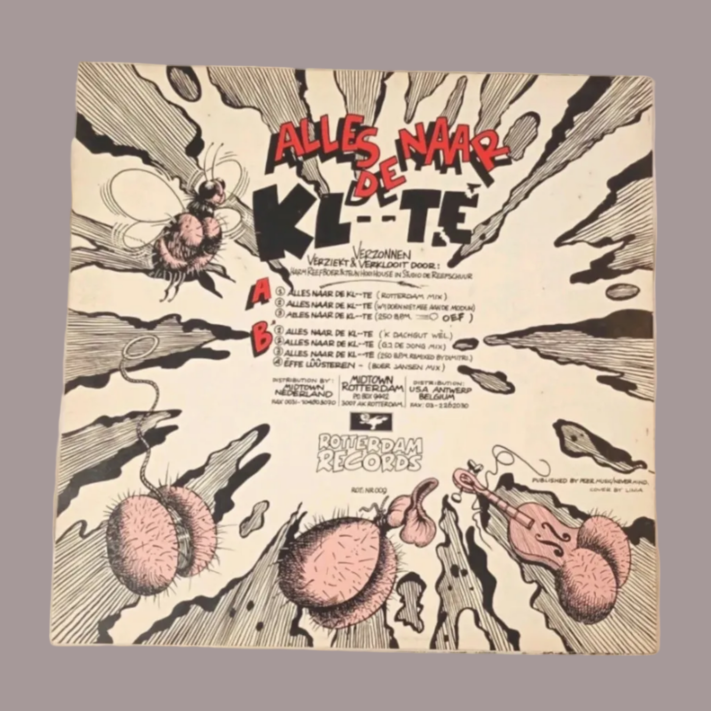 Euromasters – Alles Naar De Kl--te (Rotterdam Records, 1992)