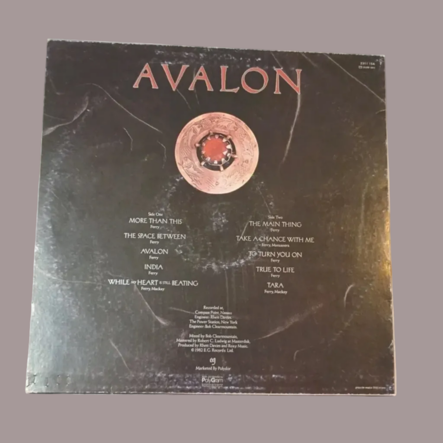 Roxy Music – Avalon (E.G. Records, 1982) First Press ITA